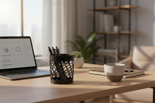 Penneholder hexagon - lifestyle